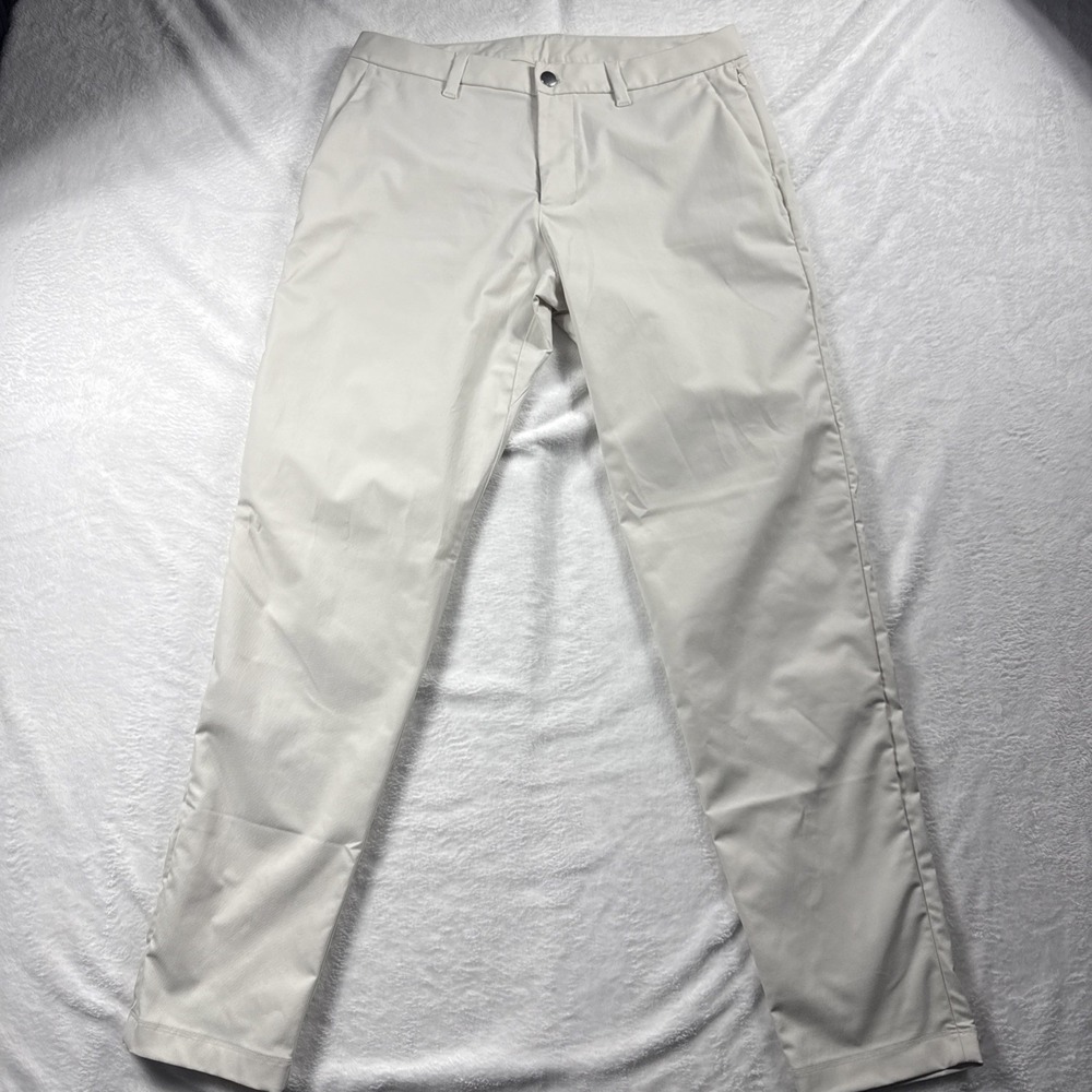 Lululemon ABC Slim-Fit Golf Trouser Ivory 31x30 LM5B10S NWOT Mens Pants